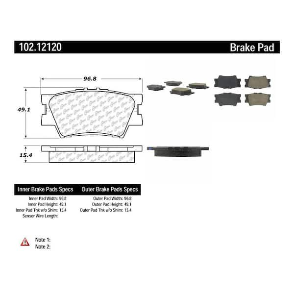Centric Parts Disc Brake Pad Set