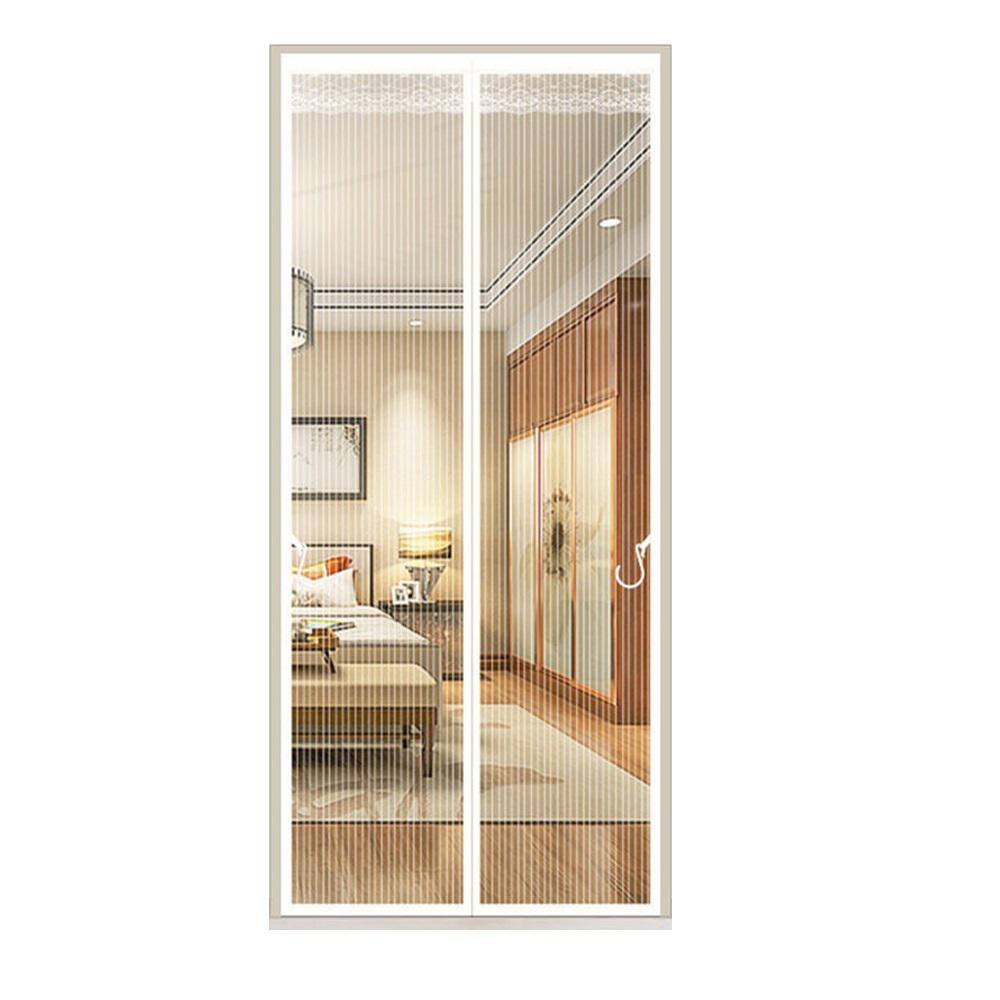 Shatex 39 in. x 83 in. White Screen Door with Heavy Duty and Diamond Mesh