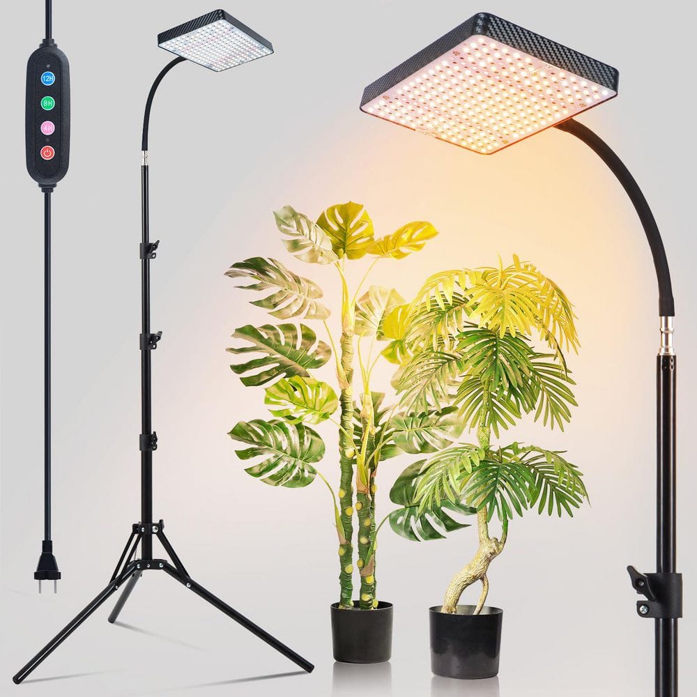 BeamBox 64 in. 25-Watt Full Spectrum LED Grow Light with Stand