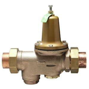 Apollo 3/4 in. Bronze Double Union PEX-B Water Pressure Regulator with  Gauge APXPRV34WG - The Home Depot