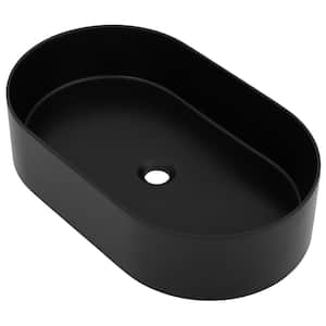 Oval - Black - Vessel Sinks - Bathroom Sinks - The Home Depot