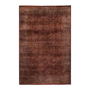 Fine Vibrance, One-of-a-Kind Hand-Knotted Area Rug - Brown, 4 X 6