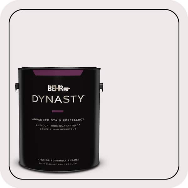 BEHR DYNASTY 1 gal. #PR-W04 Opulent Opal Eggshell Enamel Interior Stain-Blocking Paint & Primer