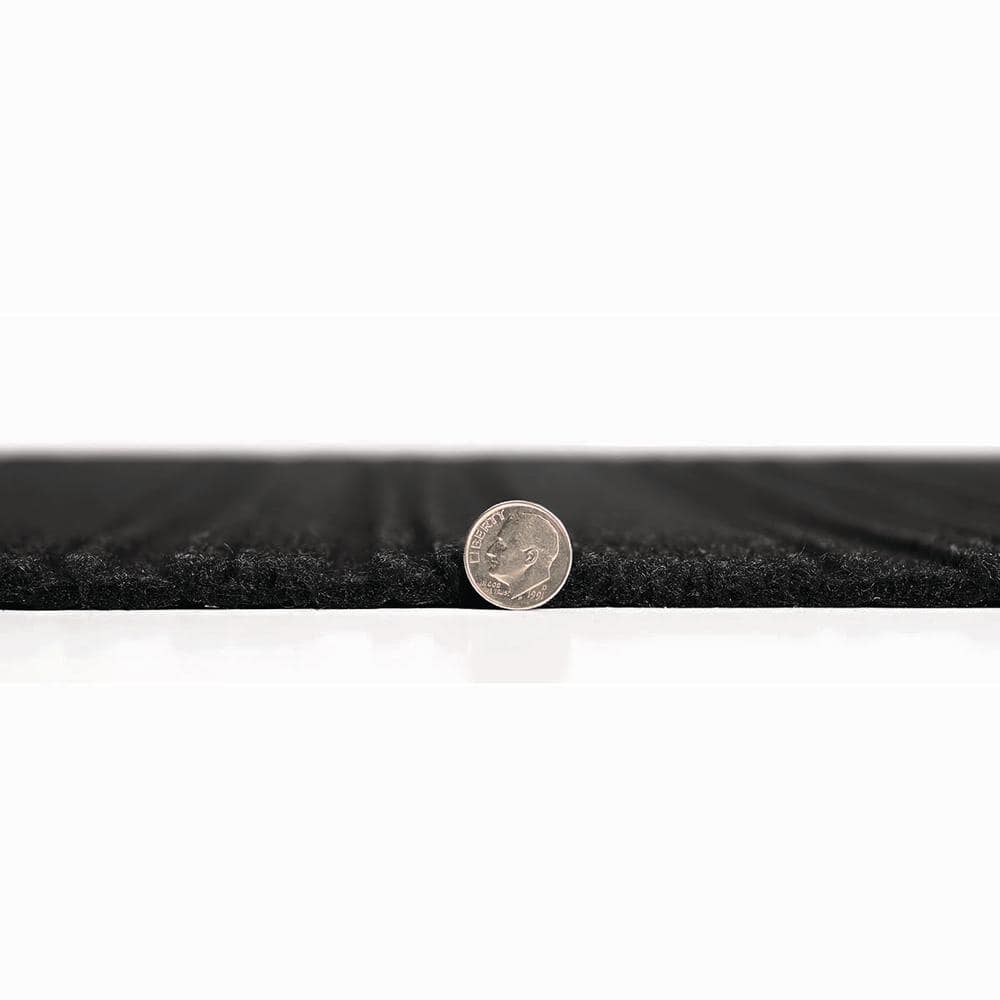 Black Ice 24" x 24" Peel and Stick Carpet Tiles