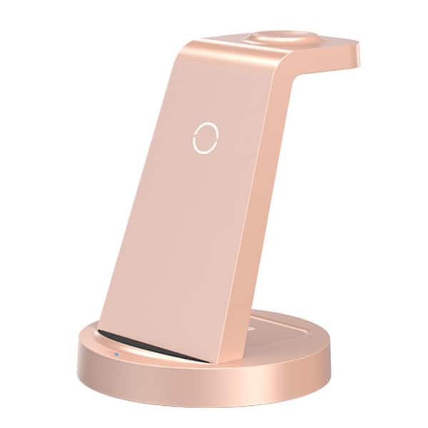 Yichuhaoxi 3-in-1 Range Extender Wireless Charger Station, Charging Stand Dock in Rose 1-Pack