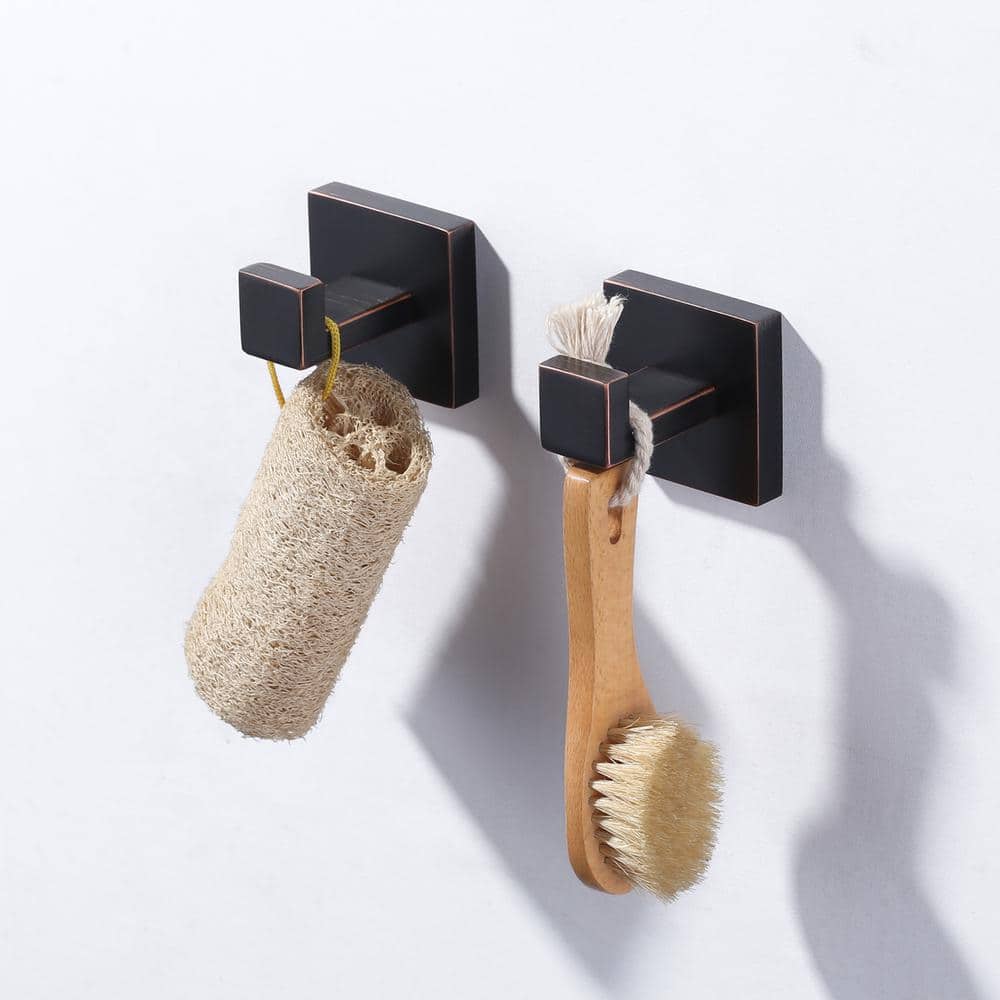 Oil Rubbed Bronze Stainless Steel J-Hook Wall Mount