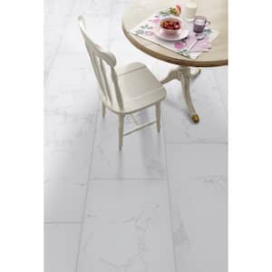 Pavia Carrara 24 in. x 48 in. Matte Porcelain Floor and Wall Tile (16 sq. ft./Case)