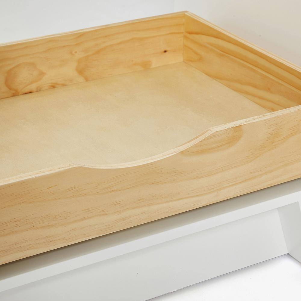 Taylor 30" White Freestanding Vanity Cabinet with Brass Hardware