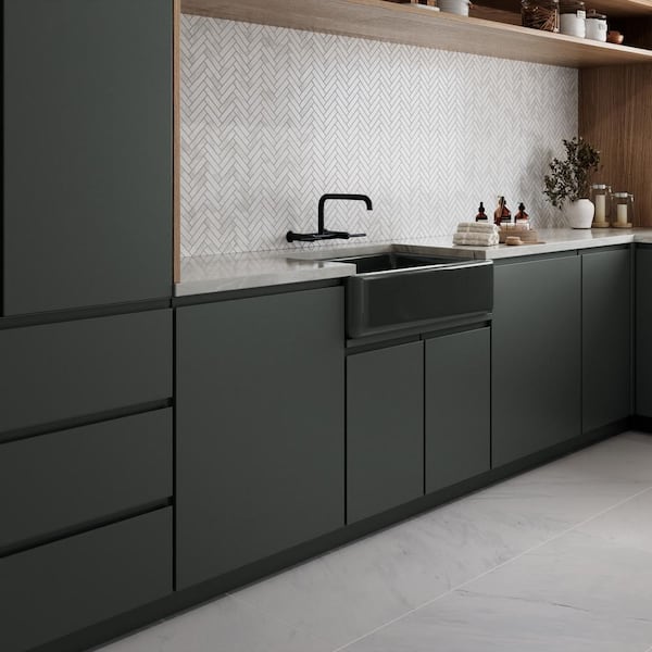 Magnifica ERA 24 in. x 48 in. Polished Luxe White Porcelain Tile (31.01 sq. ft./Case)