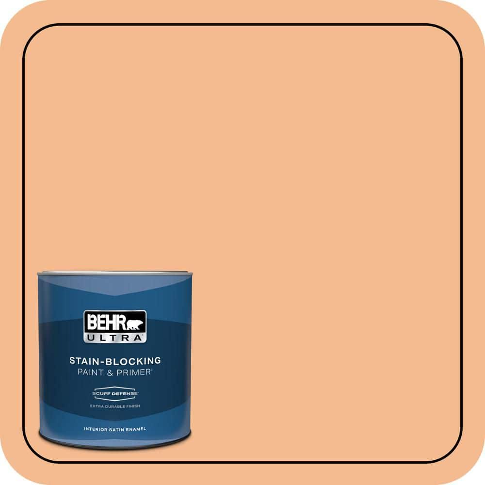 1 qt. #270D-4 Brandy Butter Extra Durable Satin Enamel Interior Paint & Primer price history on PriceWatchPro