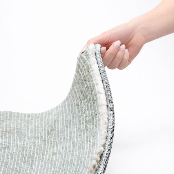 Dream Shag Premium Machine Washable Abstract ADS138 Sky 10 ft. x 14 ft. Area Rug