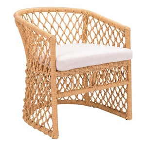 Darce Beige Outdoor Olefin Cushion Accent Chair