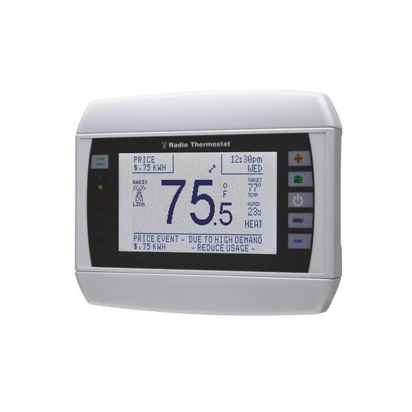 Radio Thermostat 7-Day Wi-Fi Programmable Thermostat, iOS and Android App Controls