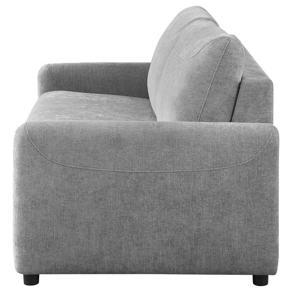 Gray Fabric Queen Sleeper Sofa with Wood Frame