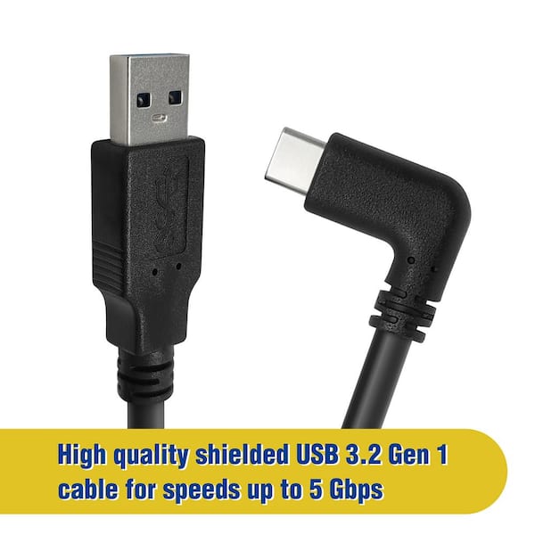 Cable USB C a Micro USB 3.0 y cable USB A a Micro USB 3.0 de 3.3 pies