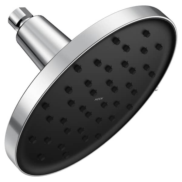 Verso 8-Spray Patterns 9 in. Wall Mount Fixed Shower Head Rainshower with Infiniti Dial and Magnetix Docking in Chrome