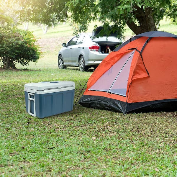 Ivation 24 L Portable Electric Cooler, Camping Fridge With Car