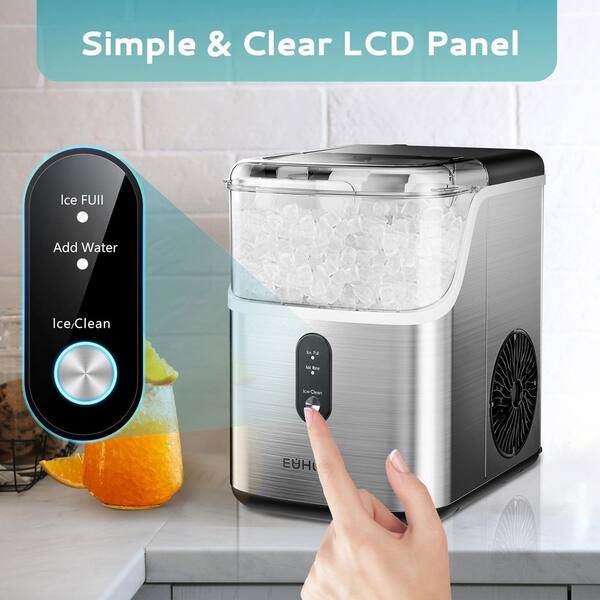 Vibekio 9.1 in. 35 lb. Nugget Ice Countertop Portable Ice