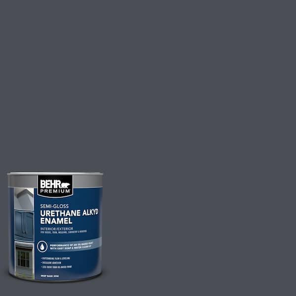 1 qt. #PPU15-20 Poppy Seed Semi-Gloss Enamel Urethane Alkyd Interior/Exterior Paint