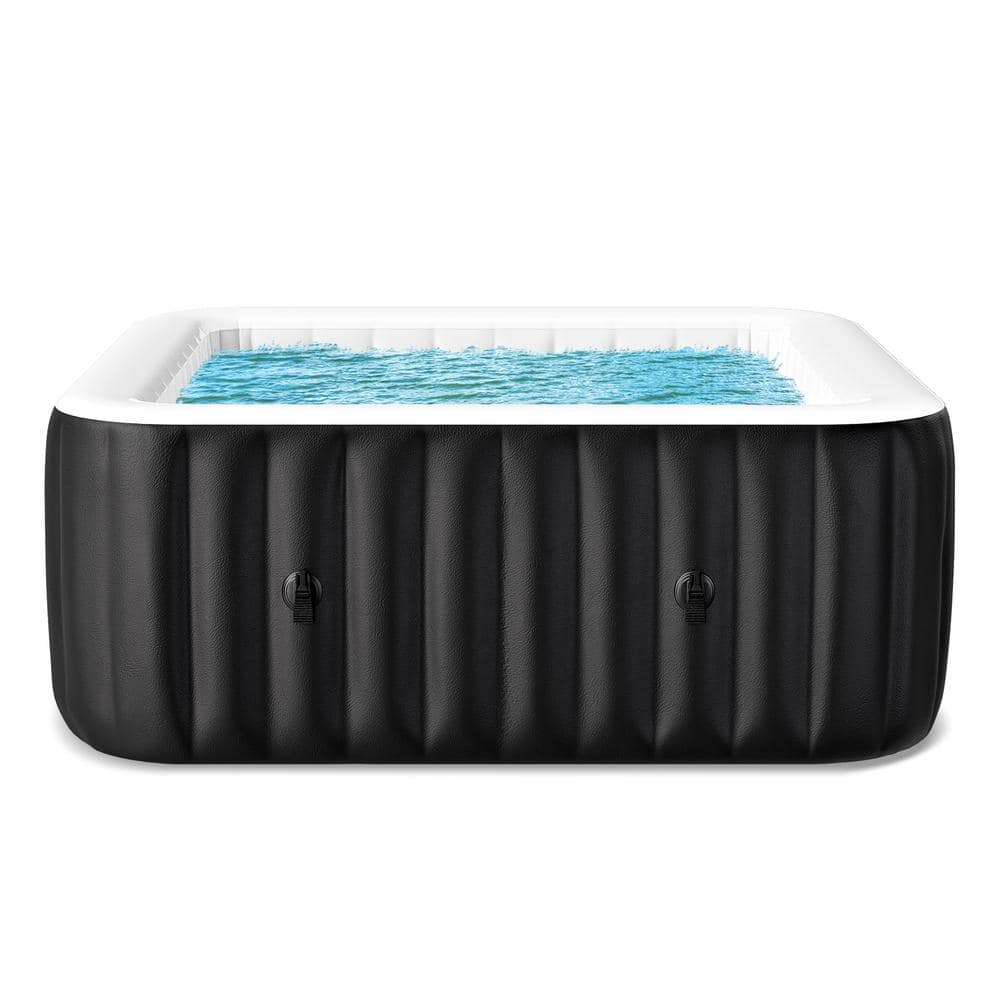 240 Gal. Hot Tub 73 in. L x 73 in. W x 25 in. H Inflatable Hot Tub 4-6 Person Portable Blow Up Hot Tub Outdoor Spa price history on PriceWatchPro