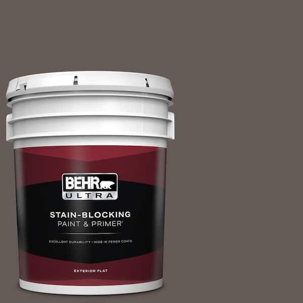 BEHR ULTRA 5 gal. #BXC-71 Wood Acres Flat Exterior Paint & Primer