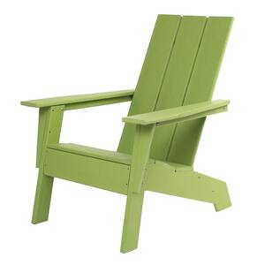 Green Modern Plastic Adirondack Chair