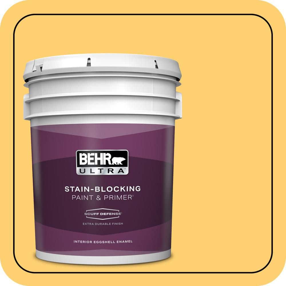 5 gal. #320B-6 Mellow Yellow Extra Durable Eggshell Enamel Interior Paint & Primer price history on PriceWatchPro