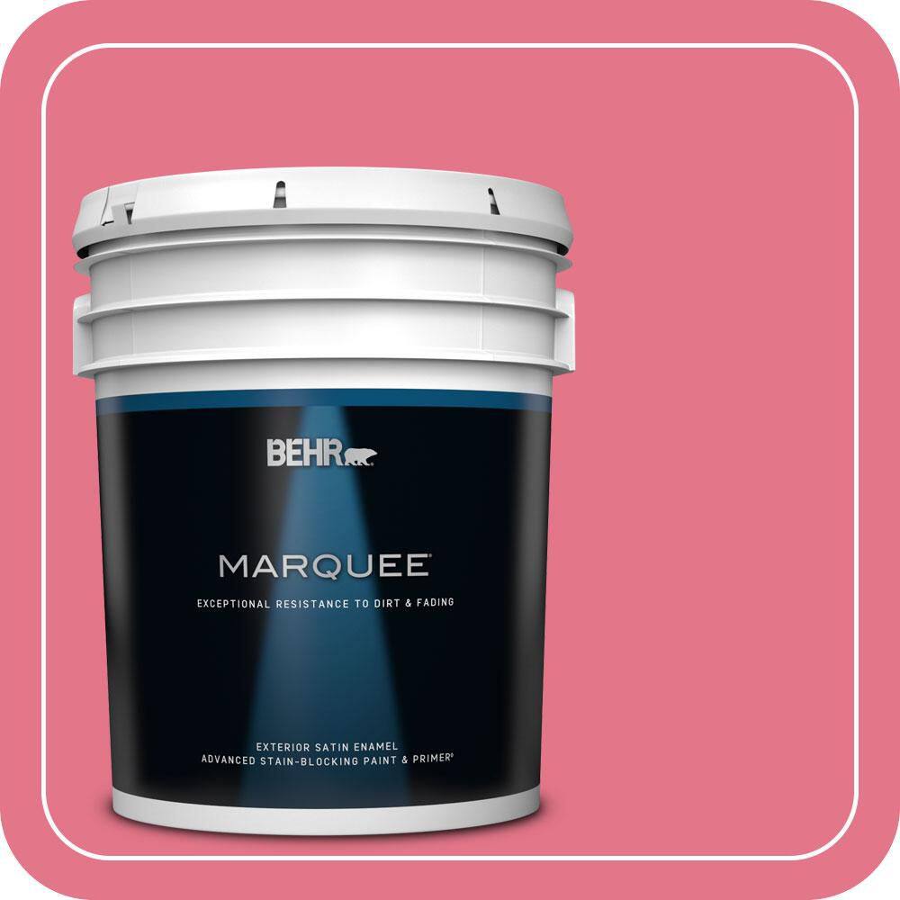 5 gal. #120B-6 Watermelon Pink Satin Enamel Exterior Paint & Primer price history on PriceWatchPro