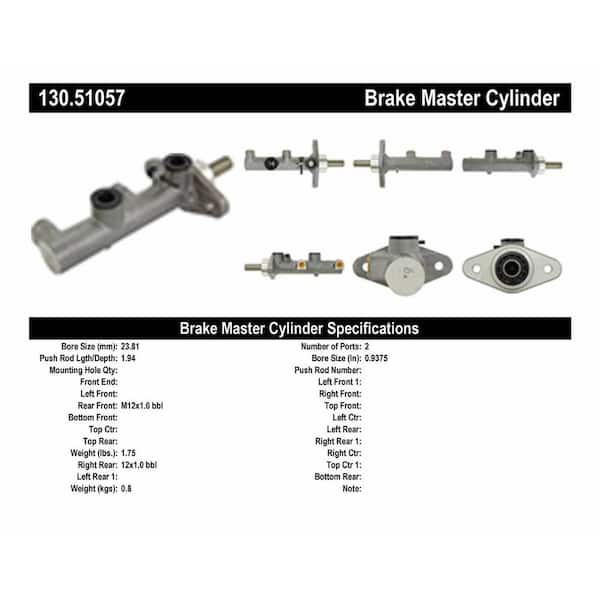 Centric Parts Brake Master Cylinder 2010-2014 Hyundai Genesis Coupe 2.0L