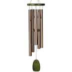 Signature Collection, Woodstock Rainforest Chime, 25 in. Bali Bronze Wind Chime RFCB