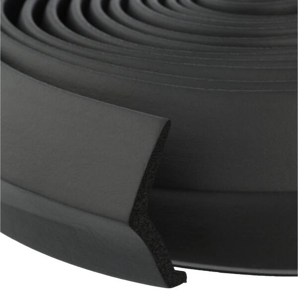 2-1/4 by 9-Foot Frost King G9 Nail-On Rubber Garage Door Bottom Seal Black