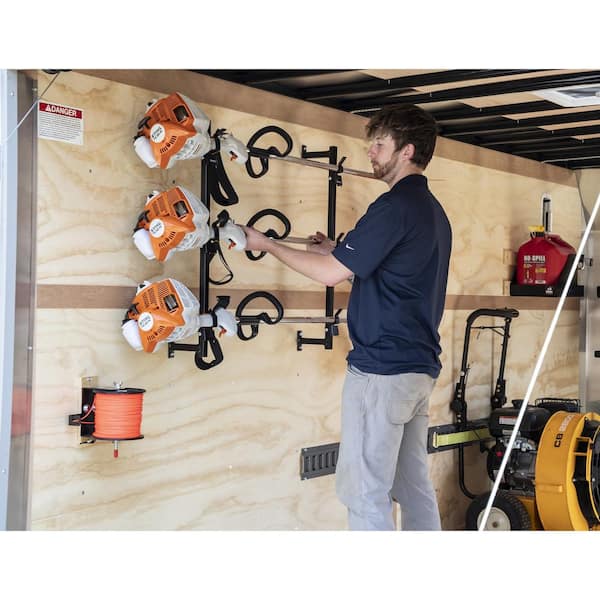 Buyers Products Company Snap-In Style 3-Gas Powered Trimmer Rack Buyers Products Company Snap-In Style 3-Gas Powered Trimmer Rack