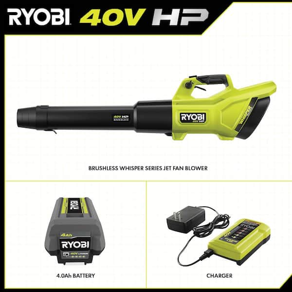 40V HP Jet Fan Blower/Vacuum Kit - RYOBI Tools