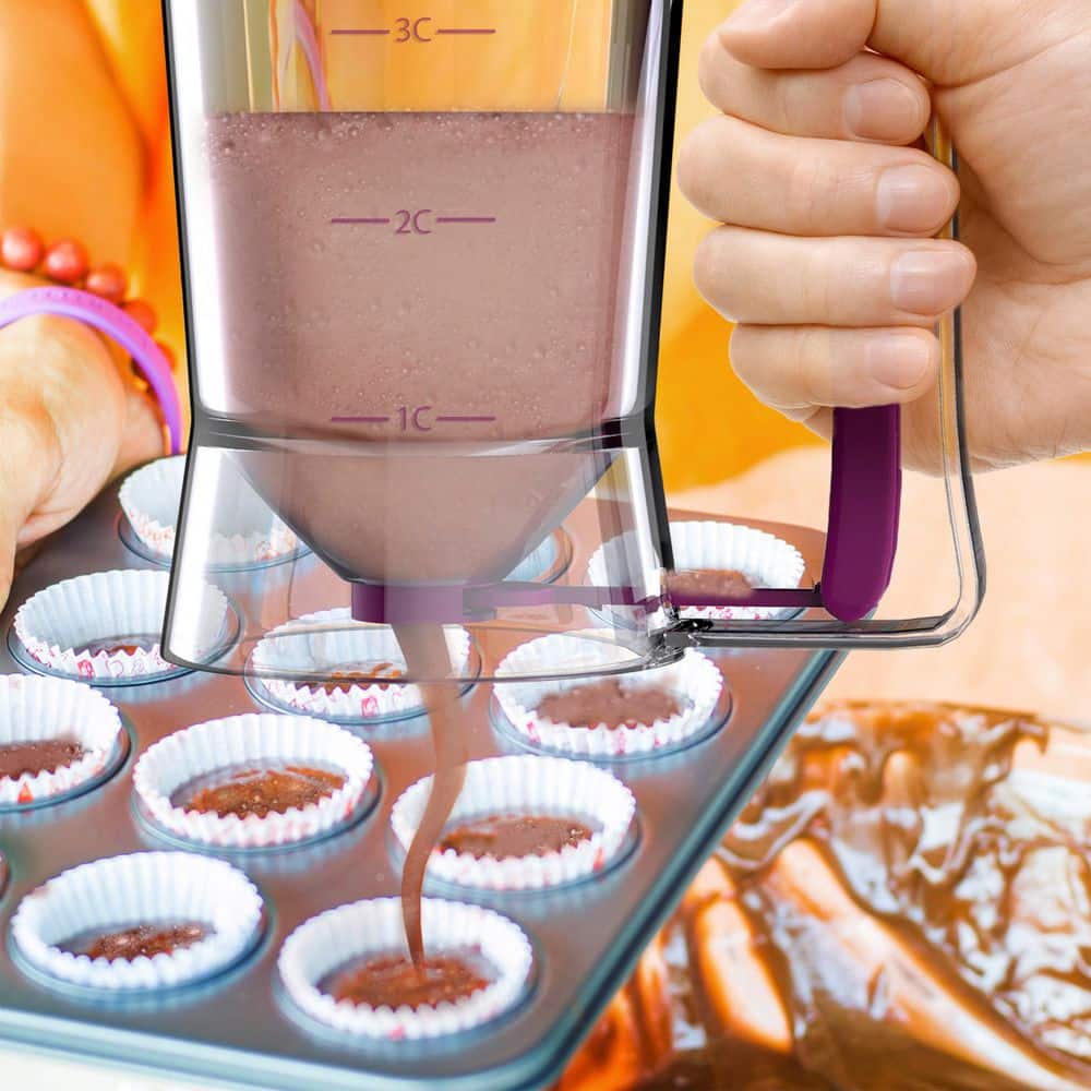 No Drip Cake Batter Dispenser with Measuring Label - thumbnail 2