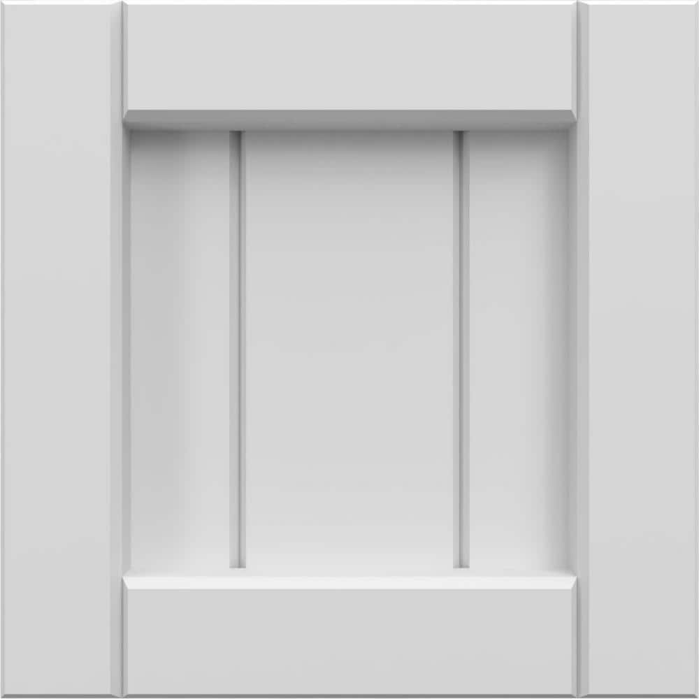 12 in. W x 12 in. H EnduraCore Composite Framed Board-n-Batten Shutters Sample, Unfinished price history on PriceWatchPro