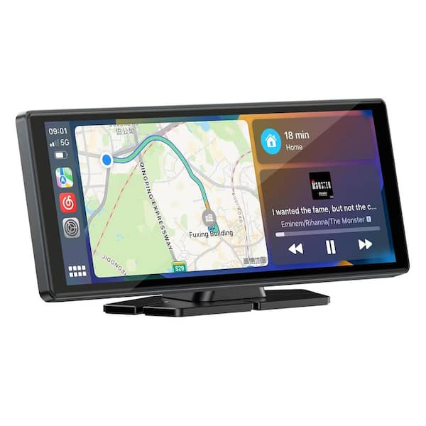 9.26 in. Wireless CarPlay Screen for Car Compatable with Apple CarPlay and Android with GPS Navigation for All Vehicles
