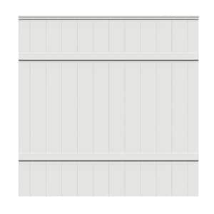 6 ft. H x 6 ft. W White Vinyl Windham Fence Panel