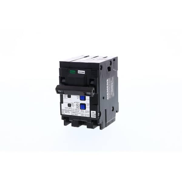 Siemens 15 Amp 2-Pole Combination Type AFCI Plug-On Neutral Circuit Breaker