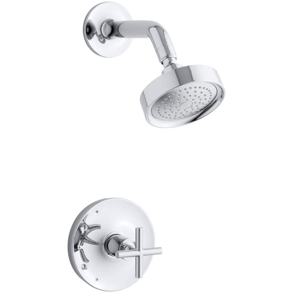 Purist 1-Spray 6.5 in. Single Wall Mount Fixed Shower Head in Polished Chrome price history on PriceWatchPro