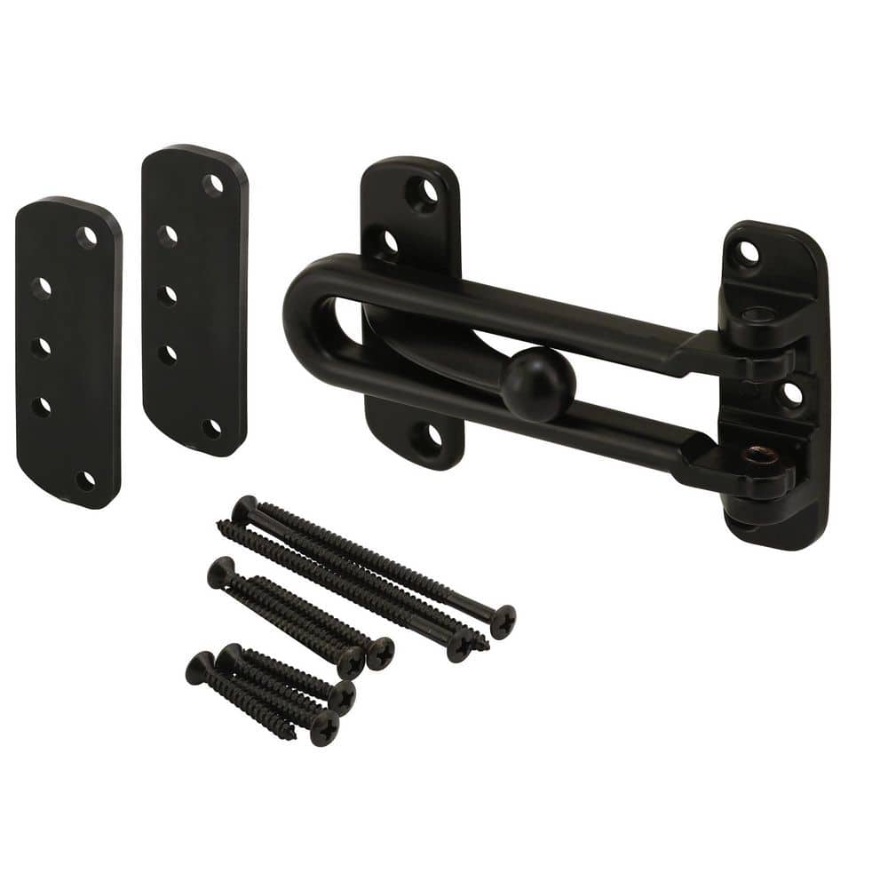Matte Black Swing Bar Door Guard (1-Pack) price history on PriceWatchPro