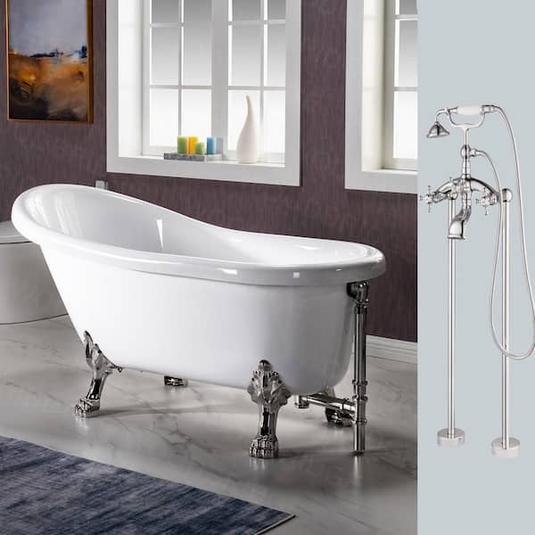 30 Best Clawfoot Tub Ideas for Your Bathroom - Decorating with Clawfoot  Faucets and Showers