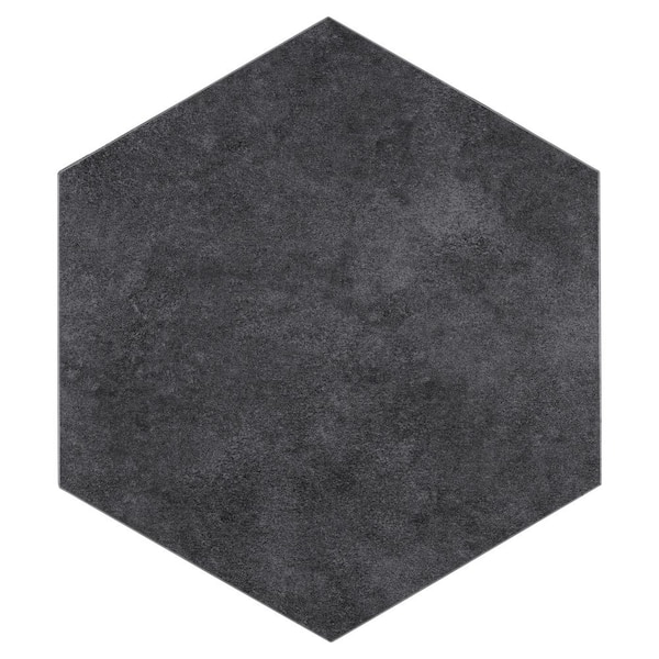 Unbranded Take Home Sample - BaseCore HEX Dark Gray Waterproof Peel and Stick Vinyl Plank Flooring - 5.75 in. W x 5.75 in. L