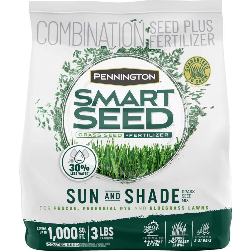 Pennington Smart Seed Sun And Shade North 3 Lb. 750 Sq. Ft. Grass Seed ...