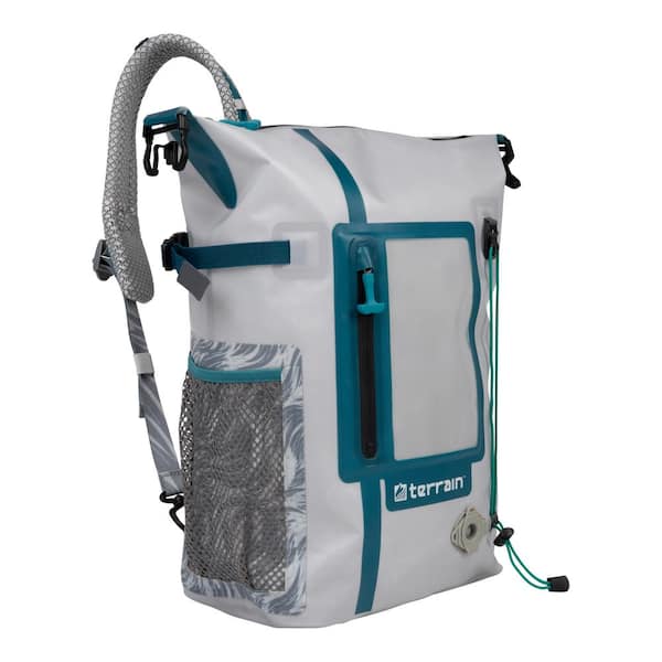 Adventure Waterproof Sling Pack, Coastal Sand and Ultramarine Teal