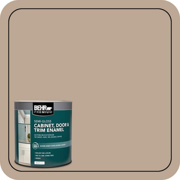 BEHR PREMIUM 1 qt. #720C-3 Wheat Bread Semi-Gloss Enamel Interior