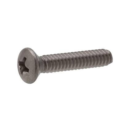 The Hillman Group 825946 Stainless Steel Oval Head Phillips Machine Screw 100-Pack 10-32-Inch x 2-Inch 