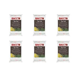 Baccto Lawn Soil With Reed Sedge, Peat and Sand 50 lbs. (6-Pack)