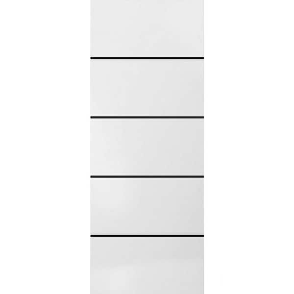 Sartodoors 30 in. x 32 in. Solid Wood with Honeycomb White Interior Door Slab