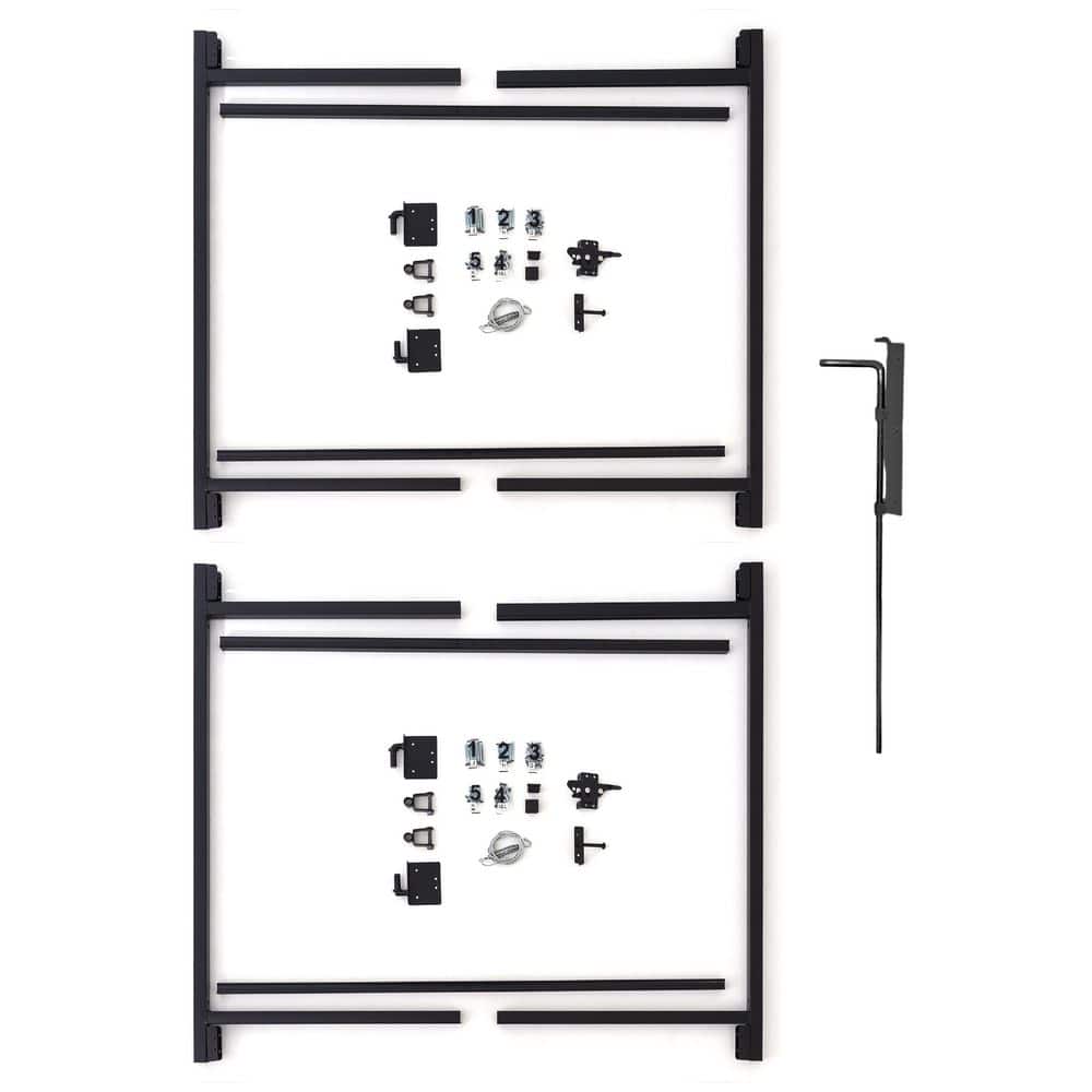 96-191 in. W x 47 in. H Steel Gate Frame Kit, Original Double Drive Gate Fu