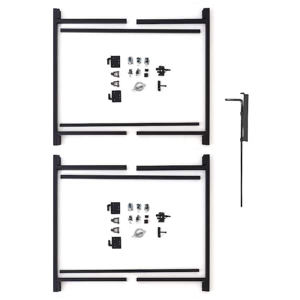 Adjust-A-Gate Adjust-a-Gate 96-191 in. W x 47 in. H Steel Gate Frame Kit, Original Double Drive Gate Full Frame Gate Kit